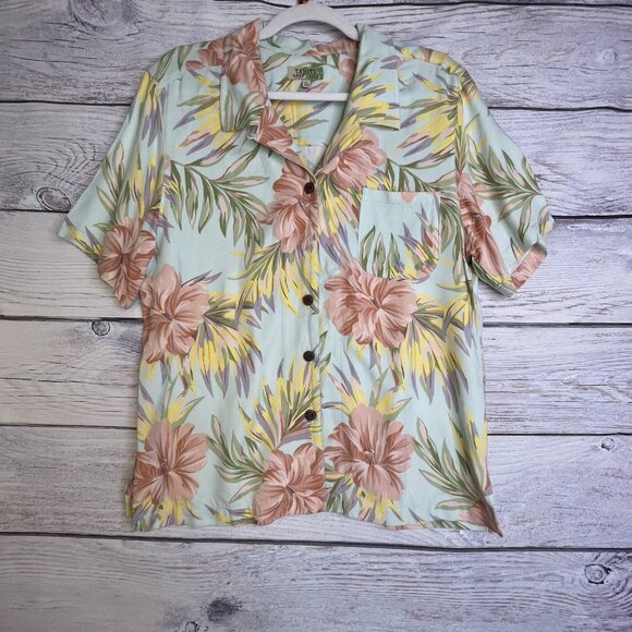 Tahiti Reef Club 2 PC Womens Jacket & Maxi Dress Size L Resort Wear Tropical - Picture 5 of 16